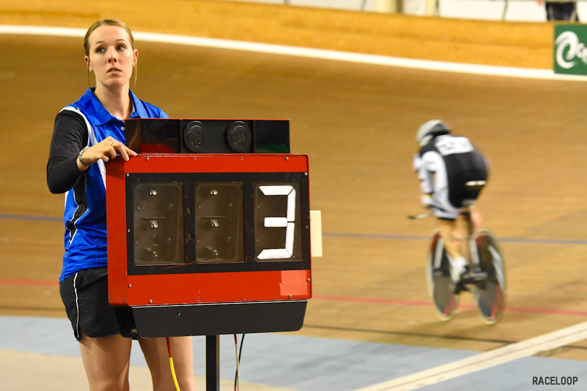 Track cycling clearance equipment