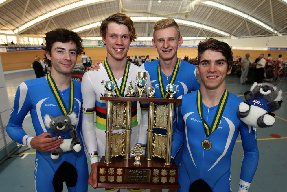 Australian J19 Team Pursuit Champions - 2016